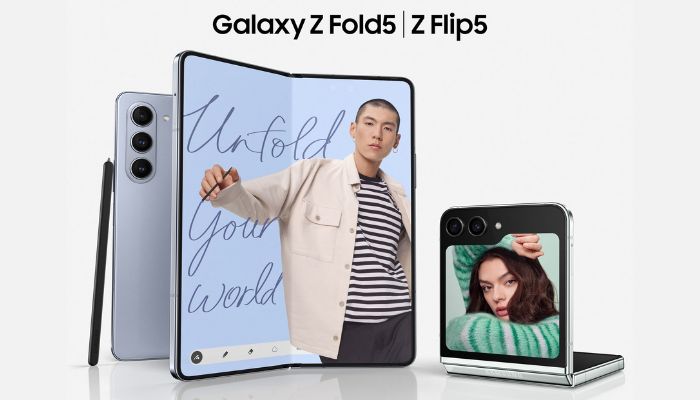 Samsung Galaxy Z Fold 5 vs Samsung Galaxy Z Flip 5. —Samsung Newsroom