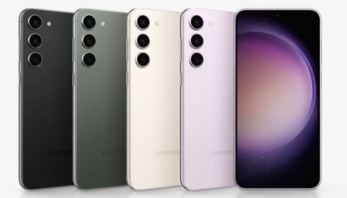 Image of multiple Samsung Galaxy S23.— Samsung
