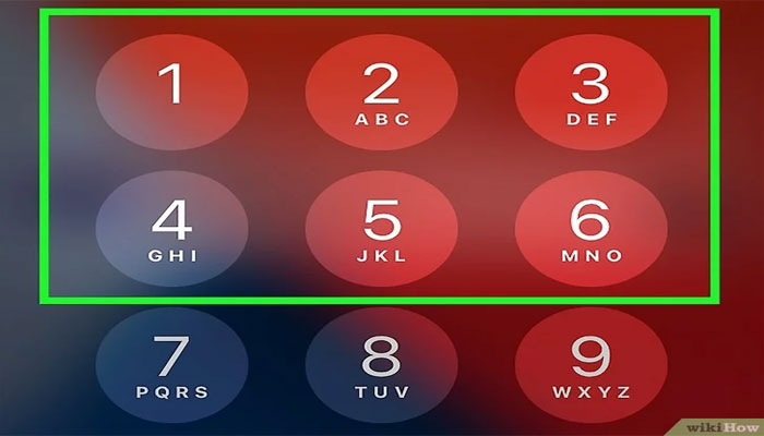 Passwords are obvious on phone screens.—Wikihow