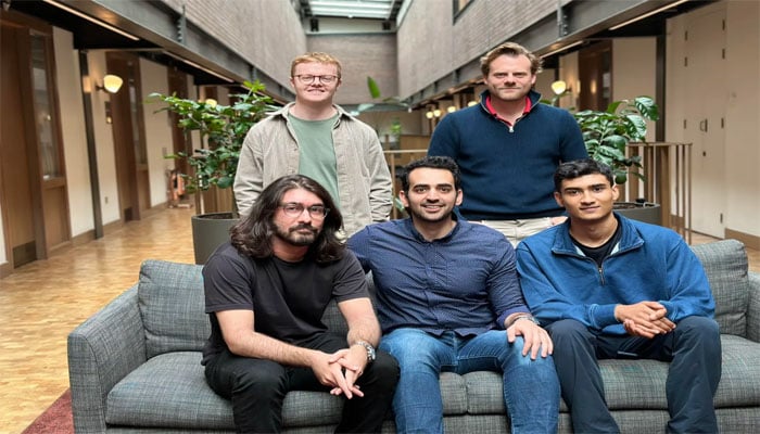 An undated picture of 11xAI team. — TechCrunch