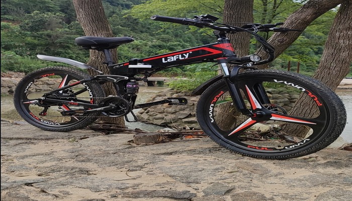 An undated image of Lafly X3 Electric Folding Bike. — Aliexpress