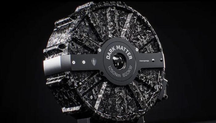 An undated picture of a dark matter electric motor. — MotorTrend