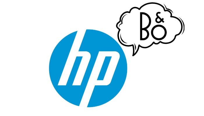 Illustration of HP and Bang & Olufsen. — HP/Canva