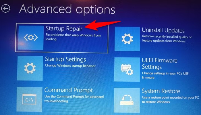 The image shows Advanced options for Windows troubleshooter on a computer screen. — howtogeek