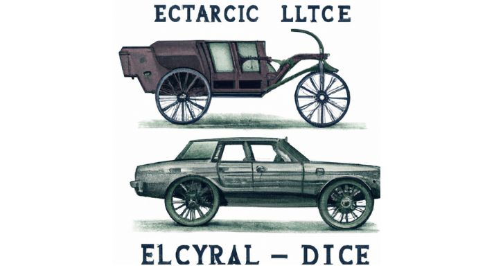 A representative picture illustrating Electric Cars of the early days. — Canva