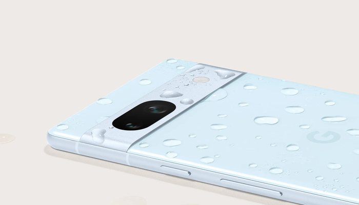 An undated image displays Google Pixel 7a . — Google