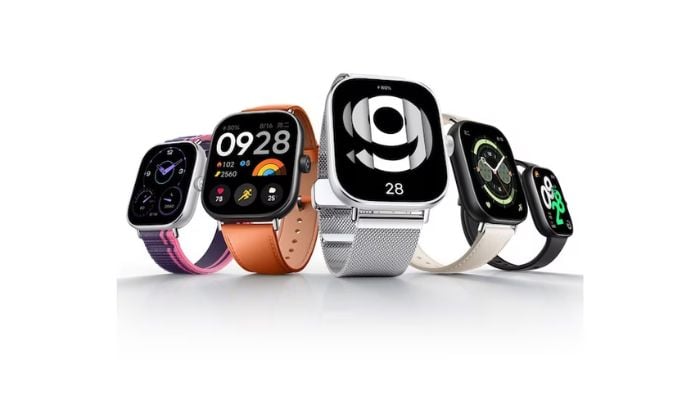 An undated image illustrating the Redmi Watch 4.