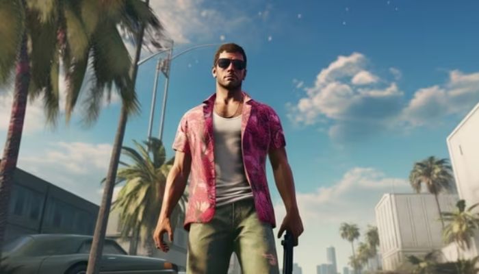 The image shows a character from GTA. — Rockstar Games