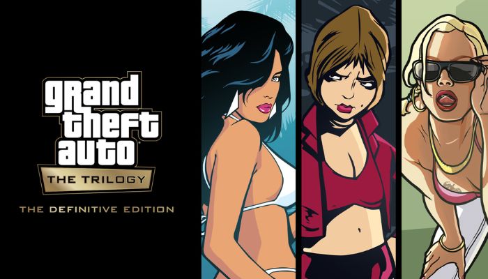 The image shows GTA Trilogy poster. — Netflix