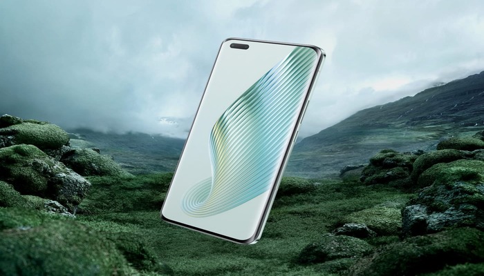 An undated image displays an Honor phone. — Hihonor