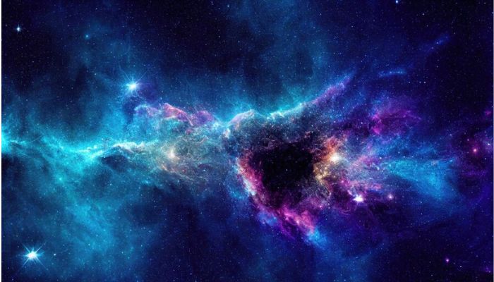 The image shows an artists imagination of the Milky Way galaxy. — Freepik