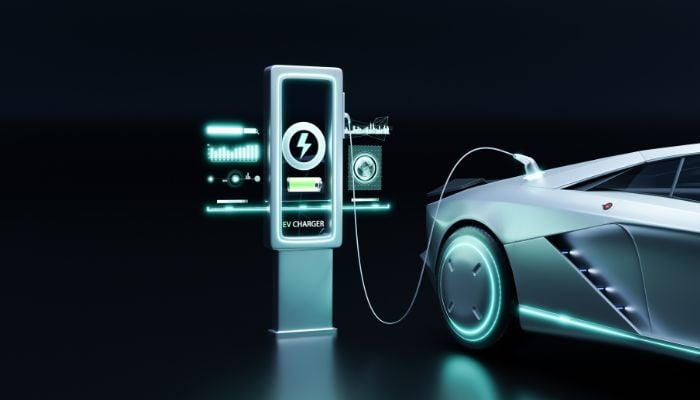 An undated image illustrating an EV. — Canva