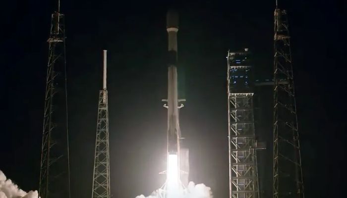 A SpaceX Falcon 9 rocket lifts off with 23 Starlink satellites from Cape Canaveral Space Force Station in Florida on Thursday, Dec. 7, 2023. — X/@SpaceX