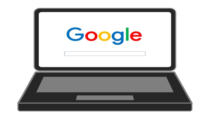 A representational image displays Google Chrome browser open on a laptop. — Pixabay