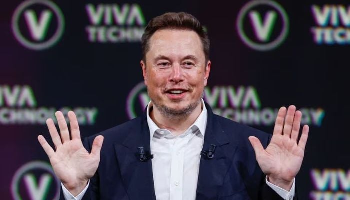 Elon Musk, Chief Executive Officer of SpaceX and Tesla and owner of Twitter, gestures as he attends the Viva Technology conference dedicated to innovation and startups at the Porte de Versailles exhibition centre in Paris, France, June 16, 2023. — Reuters