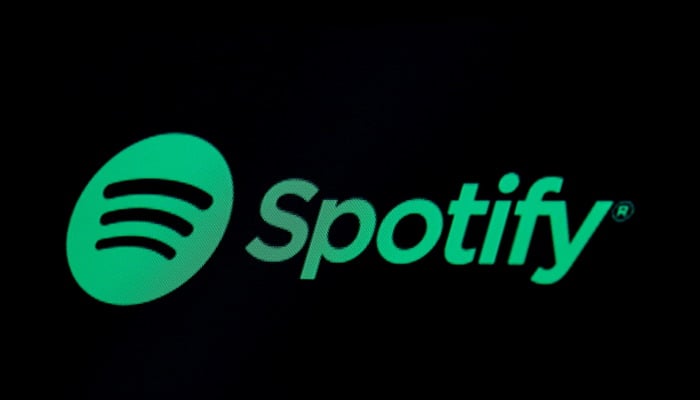 The Spotify logo is displayed on a screen on the floor of the New York Stock Exchange (NYSE) in New York, U.S., May 3, 2018. — Reuters