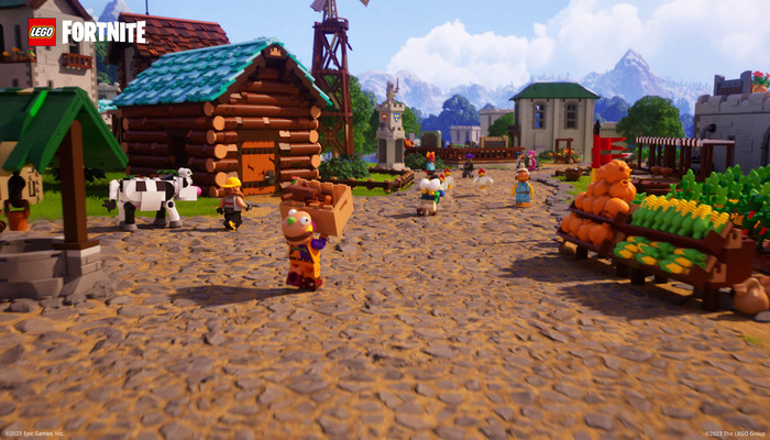 An undated image shows a screengrab from Lego Fortnite. — Fortnite