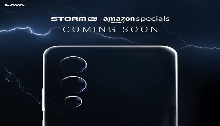 A render of the unreleased Lava Storm 5G — Lava