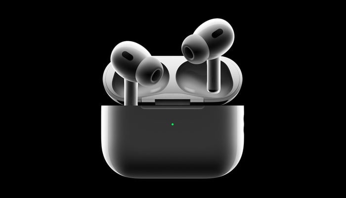 An undated image of Apples next-gen AirPods Pro. — Apple