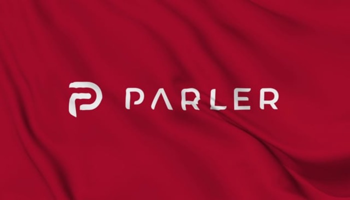 An undated image displaying the logo of Parler. — Pixabay