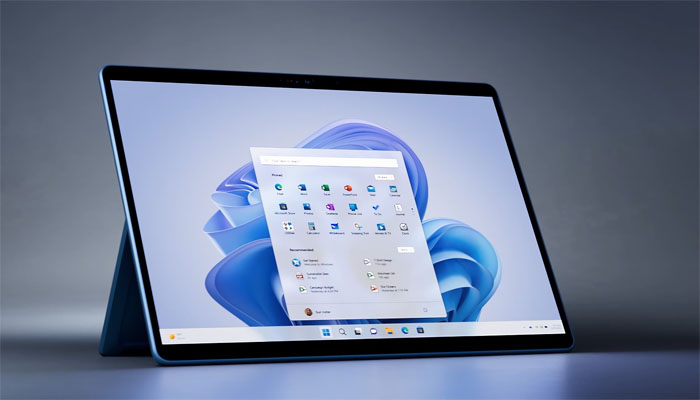 An illustration of the Surface Pro 2-in-1. — Microsoft