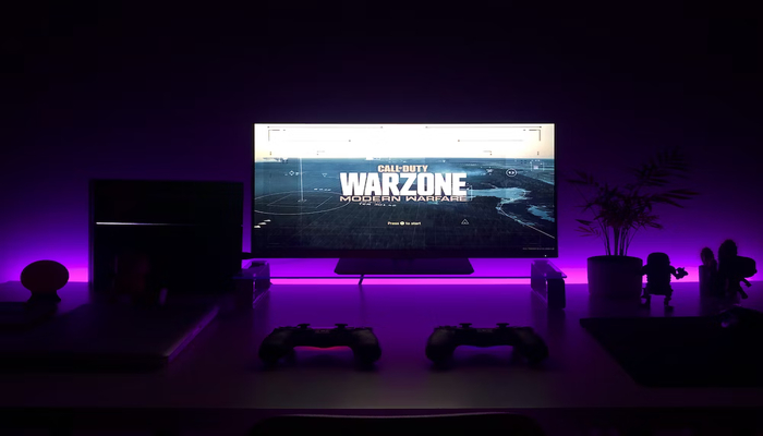 An undated image displaying the preview of game Call of Duty on a screen. — Unsplash