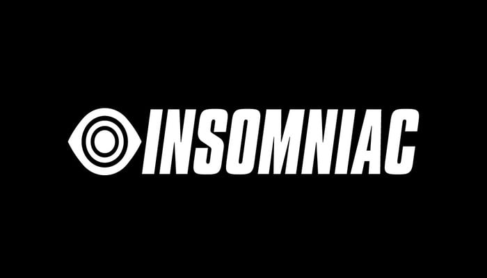 The image displays the logo of Insomniac. — Insomniac