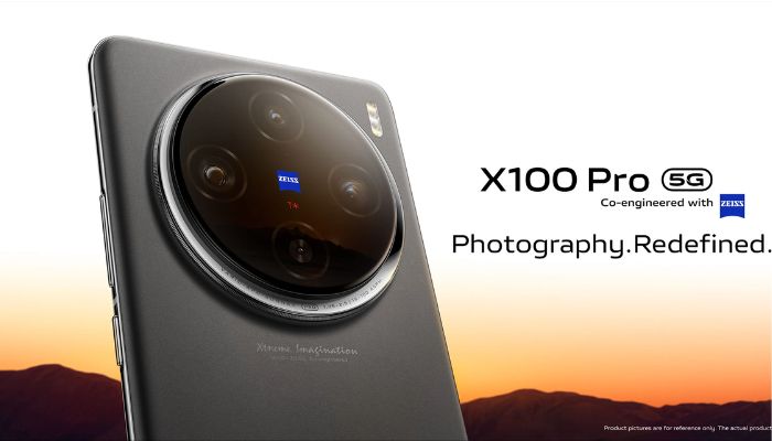 An undated image illustrating Vivo X100 Pro. — Vivo
