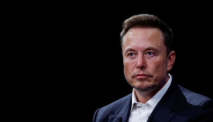 The image shows Elon Musk. — Reuters