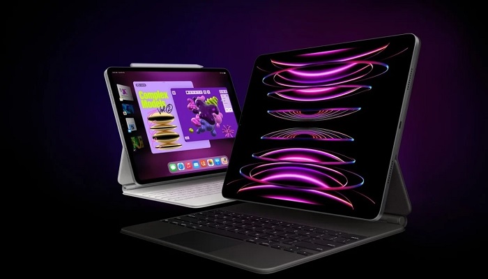The image shows an iPad. — Apple