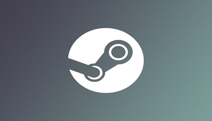 The image shows Steam logo. — Valve