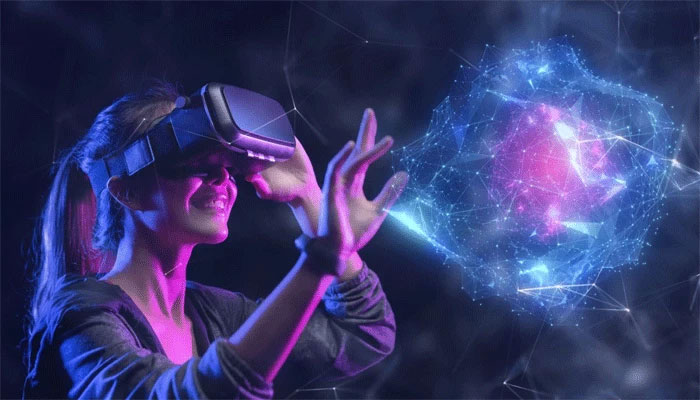 A VR headset that has negative side effects. — Canva