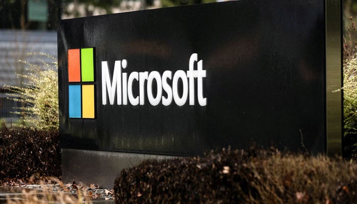 Microsoft signage is seen at the companys headquarters in Redmond, Washington, US, January 18, 2023. — Reuters
