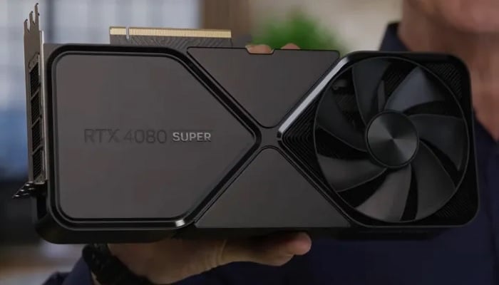 The image shows RTX 4080 Super. — Nvidia