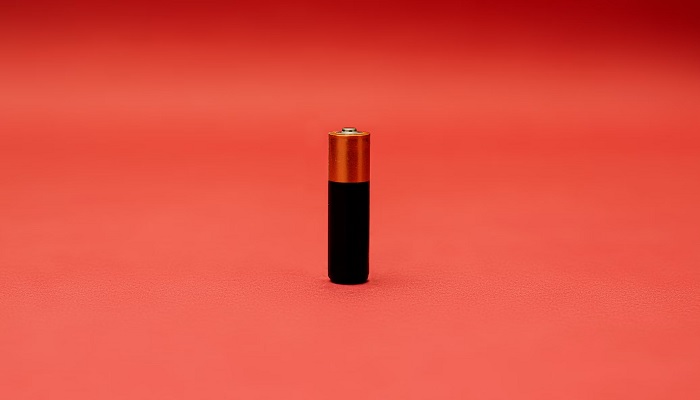 The image shows a battery. — Unsplash