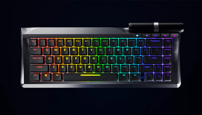 The image shows Hytes Keeb SR65 keyboard. — Hyte