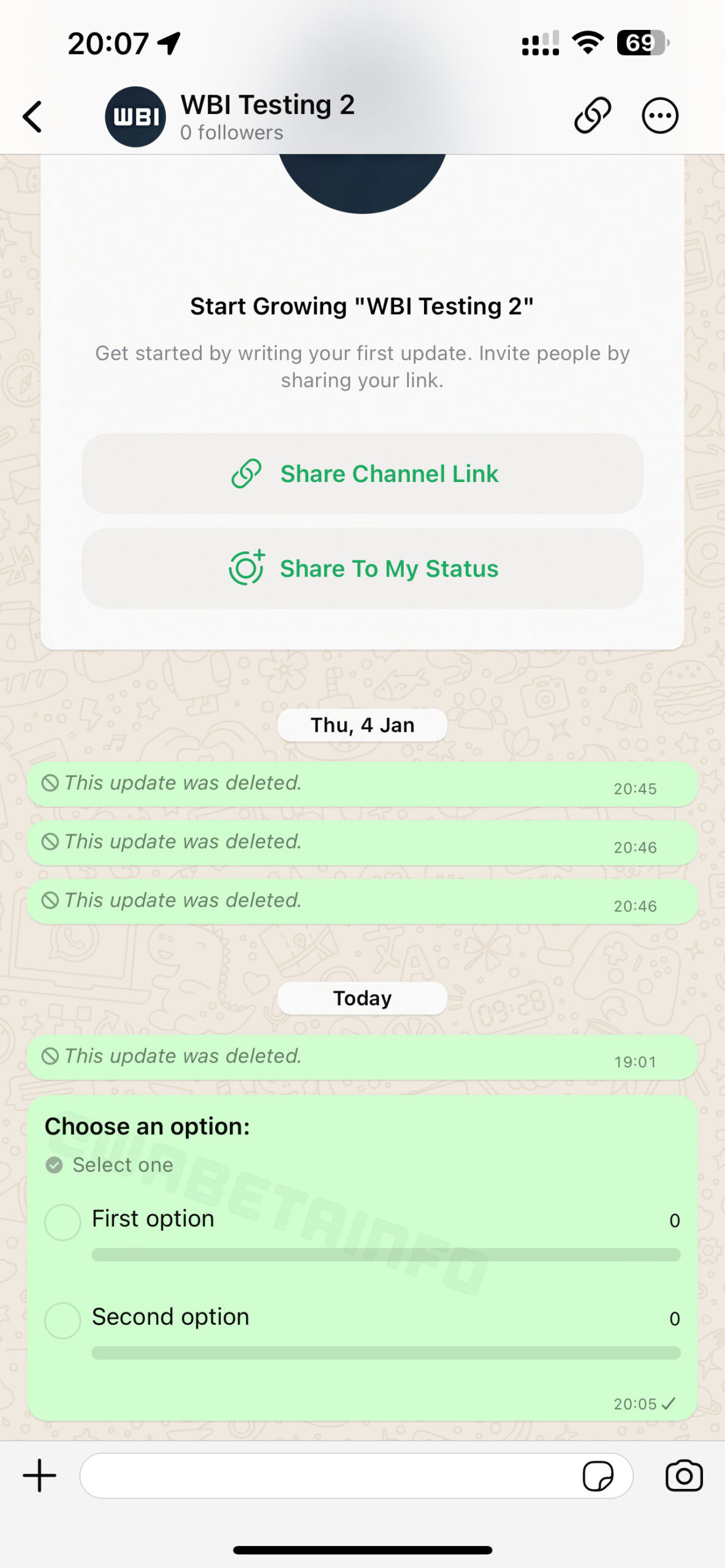 Which new feature is WhatsApp working on?