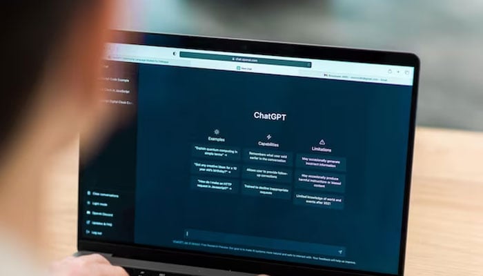 A representational image of the ChatGPT home page. — Freepik
