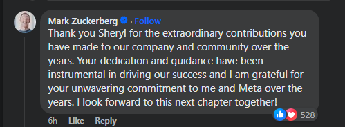 Sheryl Sandberg to step down from board position after 12 years