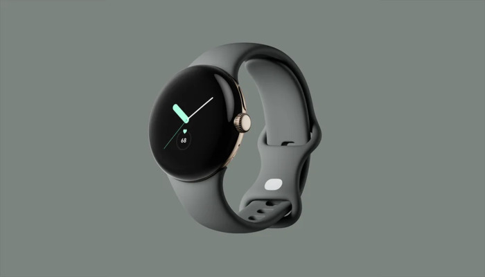 The image displays a Google Pixel Watch. — Google