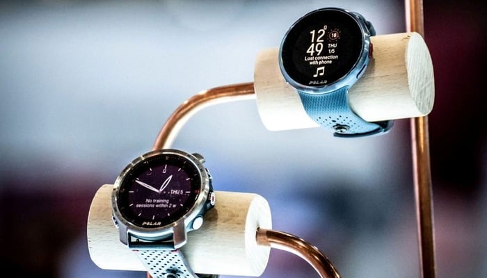 An undated image of smartwatches running on MicroEjs Vee Wear OS. — Microej