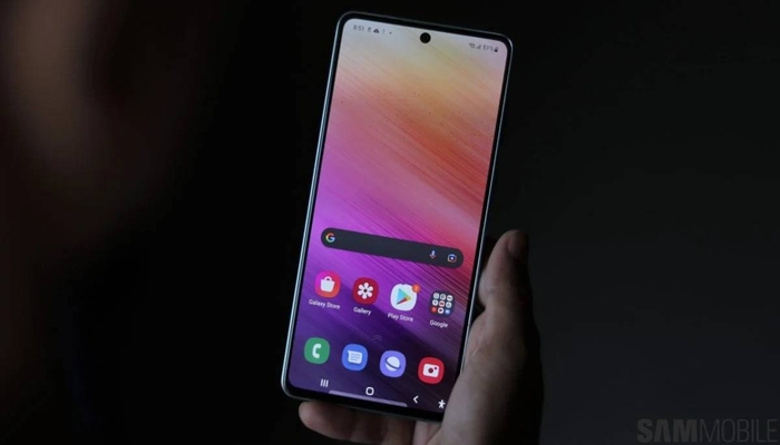 The image shows Galaxy A73 5G. — Samsungmembers