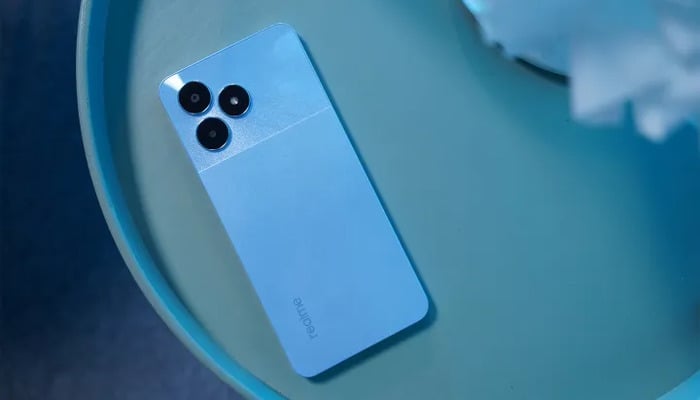 The image shows the Realme Note 50. — Yugatech