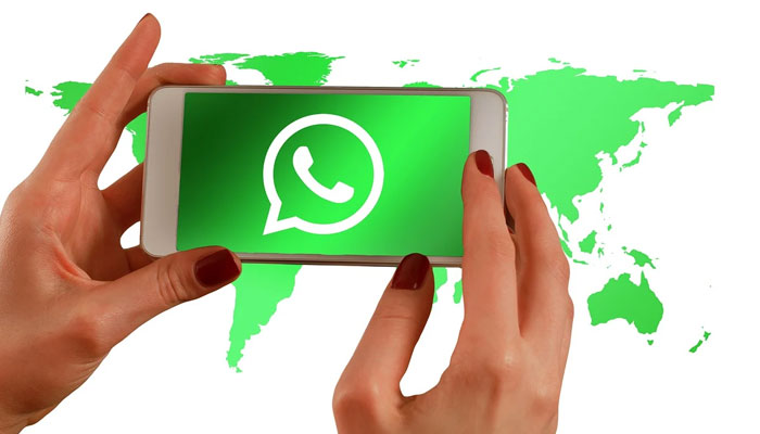 An undated image of a WhatsApp logo displayed on a mobile screen. — Pixabay