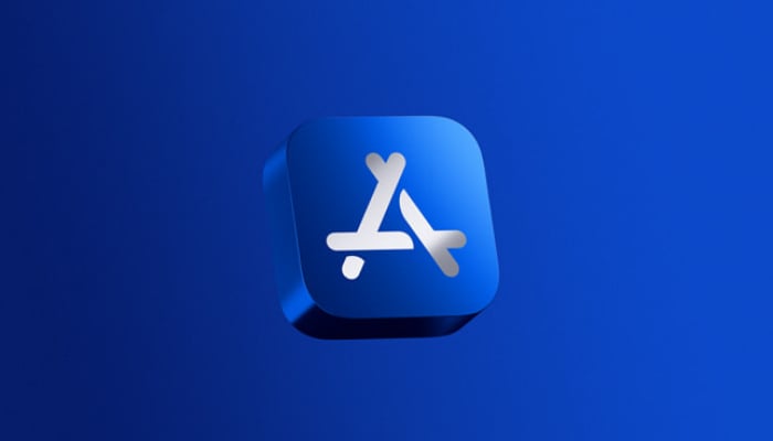 An undated image of the App Store logo. — App Store