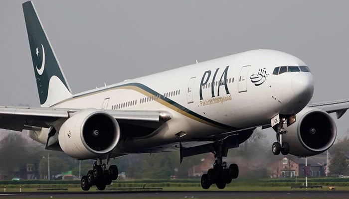 An undated image of a PIA aircraft. — AFP
