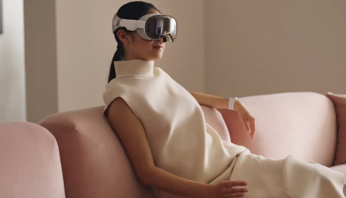 A representational image of Apple Vision Pro. — Apple