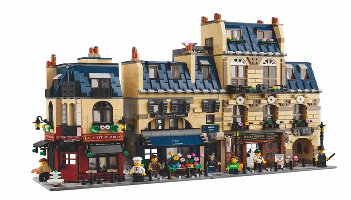 An undated image shows Parisian Street lego. — Bricklink