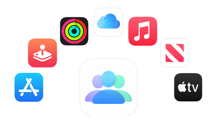 An undated image of Apple app icons. — Apple