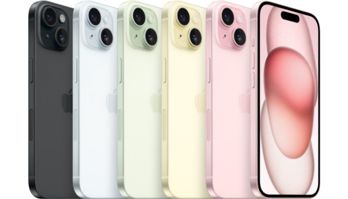 An undated image of Apple iPhone 15. — Apple